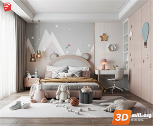 Children Room Scenes Skp FIles 